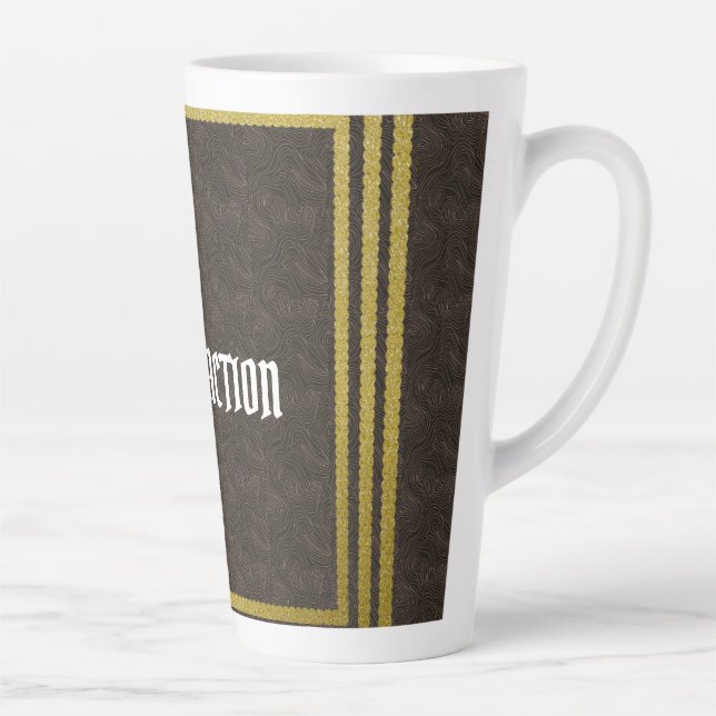 Caneca De Café Latte Design Trendy Latte Mug Personalizado e Na moda (Direita)