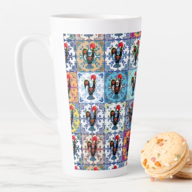 Caneca De Café Latte Designs portuguesas (In Situ)