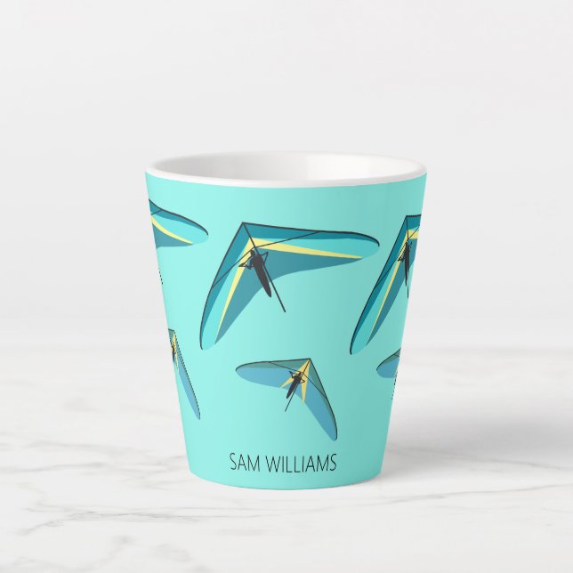 Caneca De Café Latte Deslocamento (Frente)