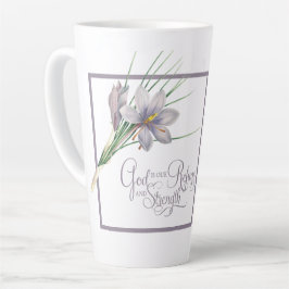 Caneca De Café Latte Deus é nosso Refúgio e força