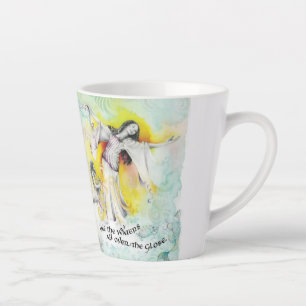 Caneca De Café Latte "Deus Esperançoso/Seamstress" Latte Mug