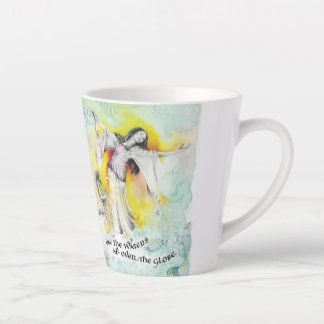 Caneca De Café Latte "Deus Esperançoso/Seamstress" Latte Mug