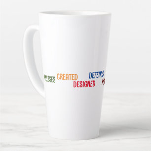 Caneca De Café Latte Deus Projetou-Me A Coleção De Sopa Mug