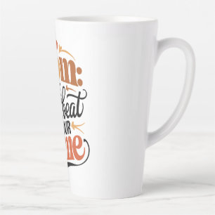 Caneca De Café Latte dever da mamãe
