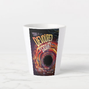 Caneca De Café Latte Devolvido Por Gravidade Halloween Hole Black Horro