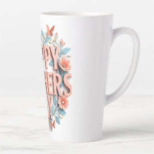 Caneca De Café Latte Dia de as mães de café
