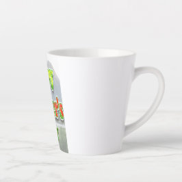 Caneca De Café Latte Dia de as mães Feliz