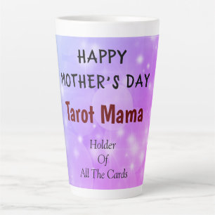 Caneca De Café Latte Dia de as mães Feliz Tarot Mama design