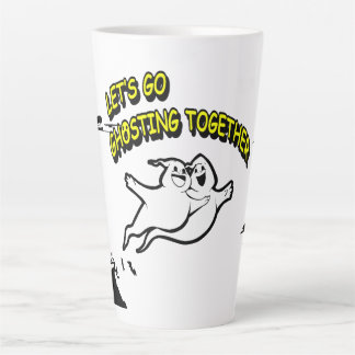 Caneca De Café Latte Dia de os namorados Halloween Ghost Latte Mug