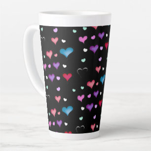 Caneca De Café Latte Dia de os namorados Latino