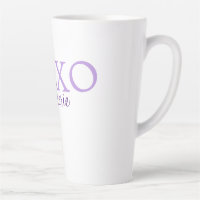 Dia de os namorados Xoxo adicione nome pastel roxo