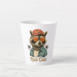 Caneca De Café Latte Dia de os pais Feliz E Engraçado De Pai