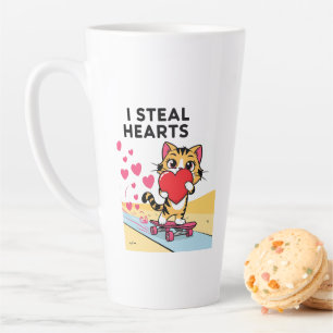 Caneca De Café Latte Dia do Namorados Engraçado para Casais e Amigos