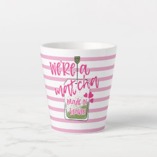 Caneca De Café Latte Dia dos Namorados chá de trocadilho... somos um jo