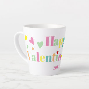 Caneca De Café Latte Dia dos Namorados Feliz dos Namorados