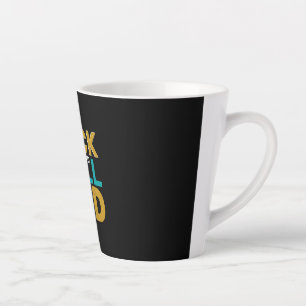 Caneca De Café Latte Dia dos Pais Rock And Roll Pai