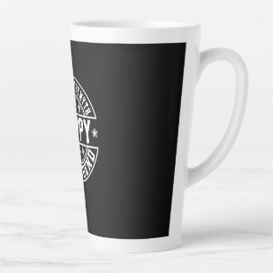Caneca De Café Latte Dia dos Pais   Vovô O Homem O Mito A Lenda