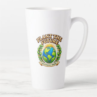 Caneca De Café Latte Dia Mundial Vegano – 1 de novembro