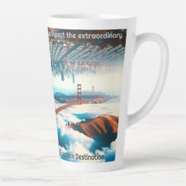 Caneca De Café Latte Dia Oposto, Estilo São Francisco. Extraordinário'