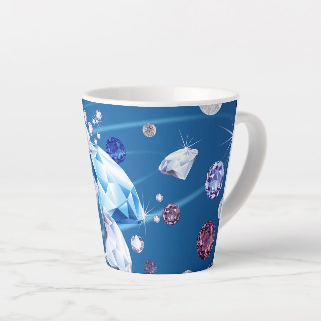 Caneca De Café Latte Diamond Galaxy 12 (Ângulo direito)