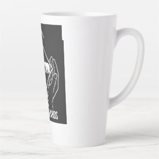 Caneca De Café Latte Diamond Hands — Caneca de Latte