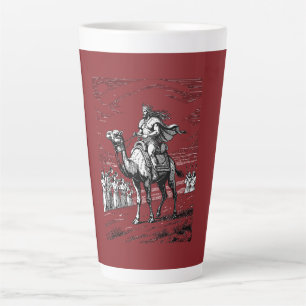 Caneca De Café Latte Dicionário Infernal Cavaleiro-Camelo Paimon