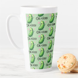 Caneca De Café Latte Dill-icous