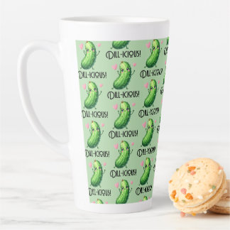 Caneca De Café Latte Dill-icous