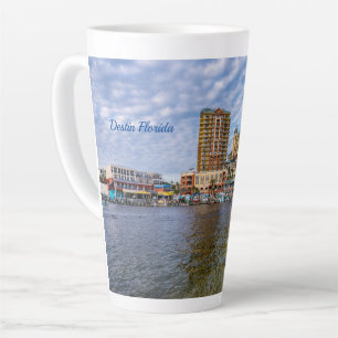 Caneca De Café Latte Din Harbour Boardwalk Latte Mug