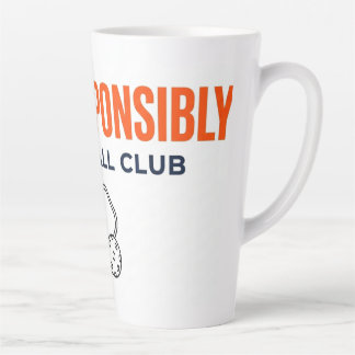 Caneca De Café Latte Dink Responsibly Pickleball Latte Mug