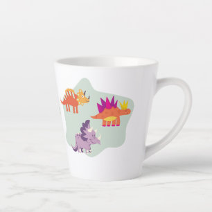 Caneca De Café Latte Dinossauro