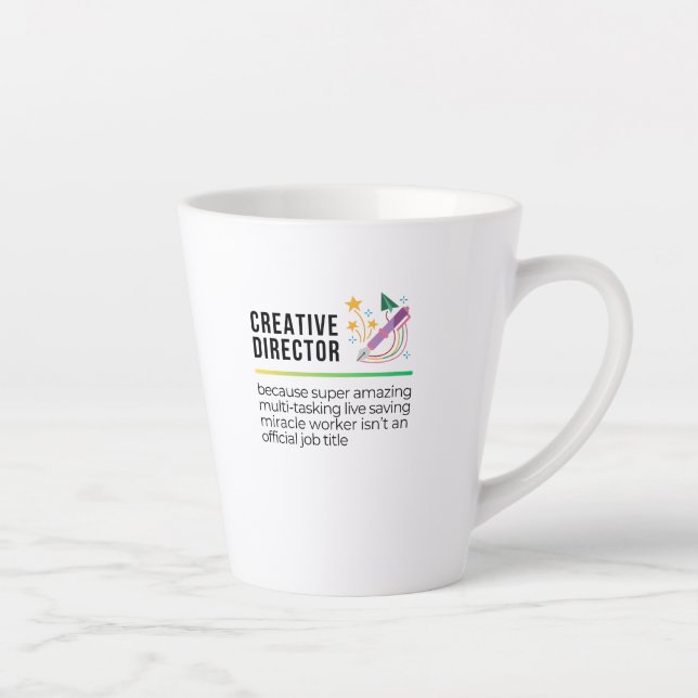Caneca De Café Latte Diretor Creative (Direita)
