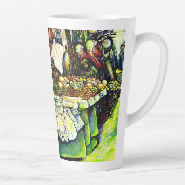 Caneca De Café Latte Disse para engajar toda a ideia (Direita)