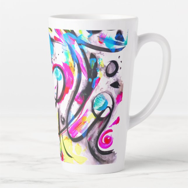 Caneca De Café Latte Distraction 3 (Direita)