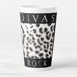CANECA DE CAFÉ LATTE DIVAS ROCK