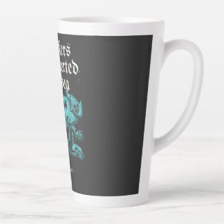 Caneca De Café Latte Dividindo o Mar – Design de Arte Simbólica do Dia 