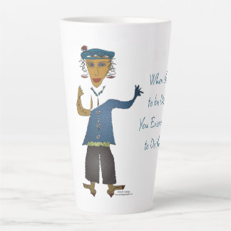 Caneca De Café Latte 'DJ' - Atreve-se a ser diferente de latte mug