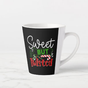 Caneca De Café Latte Doce Mas Torta Piada de Natal Cana de Açúcar