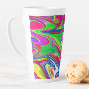 Caneca De Café Latte Doce Sujeira: A Delícia do Mármaco de Bubblegum,