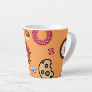 Caneca De Café Latte Doces 6