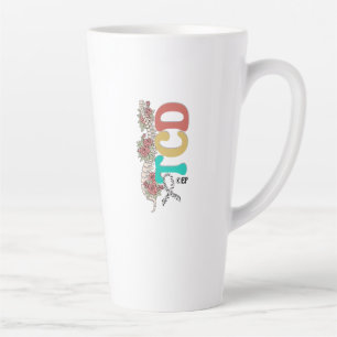 Caneca De Café Latte Doença de Tarlov Cysts Latino