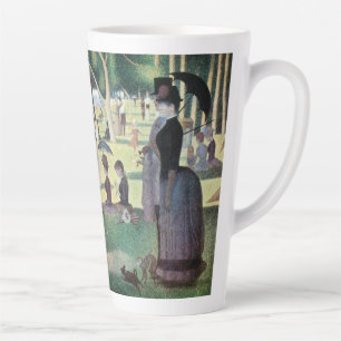 Caneca De Café Latte Domingo à tarde, Ilha La Grande Jatte, por Seurat