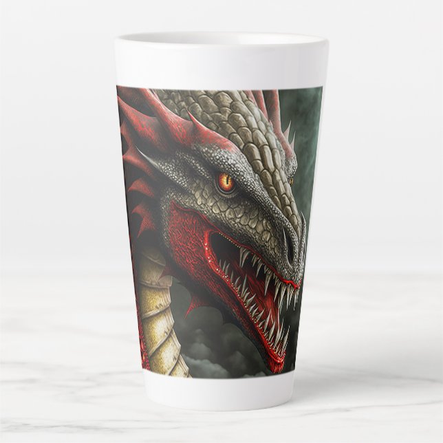 Caneca De Café Latte Dragon Latte Mug (Frente)