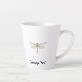 Caneca De Café Latte Dragonfly Latte Mug 