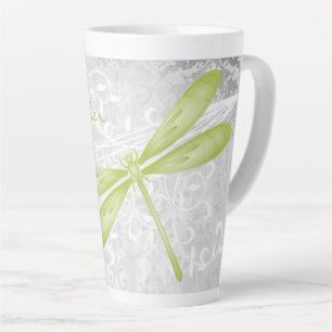 Caneca De Café Latte Dragonfly Personalizada Latte Mug