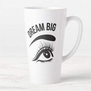 Caneca De Café Latte Dream Big Optician Eye