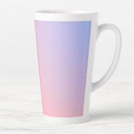 Caneca De Café Latte Dreamy Cotton Candy Pastel Gradient