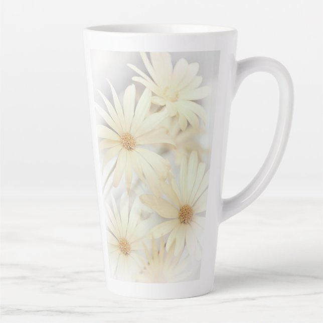 Caneca De Café Latte Dreamy Daisies 2 (Direita)