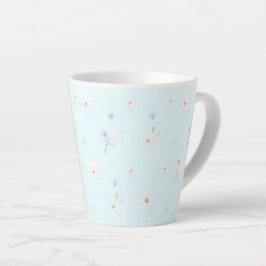 Caneca De Café Latte Dreamy Mint Meadow