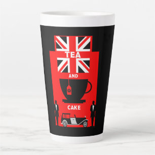 Caneca De Café Latte Drinkers Clássicos de Chá Britânicos